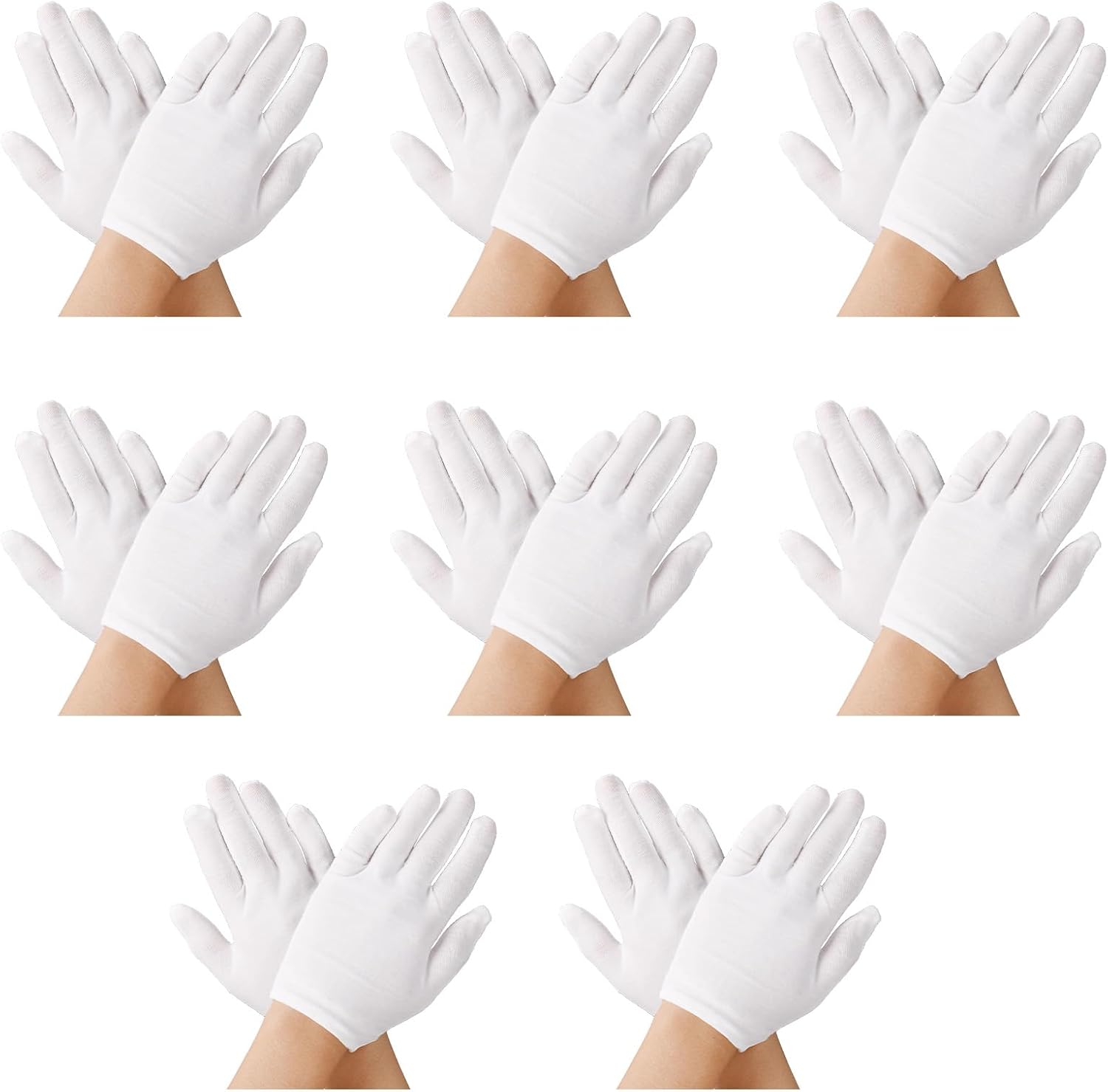 White Gloves for Kids - Stretchy Reliable