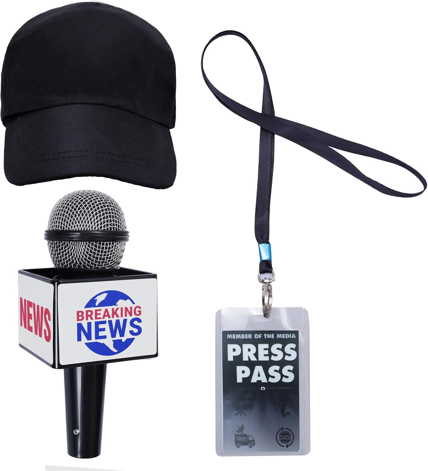 Heliltd 3-Piece Set Journalist Accessories