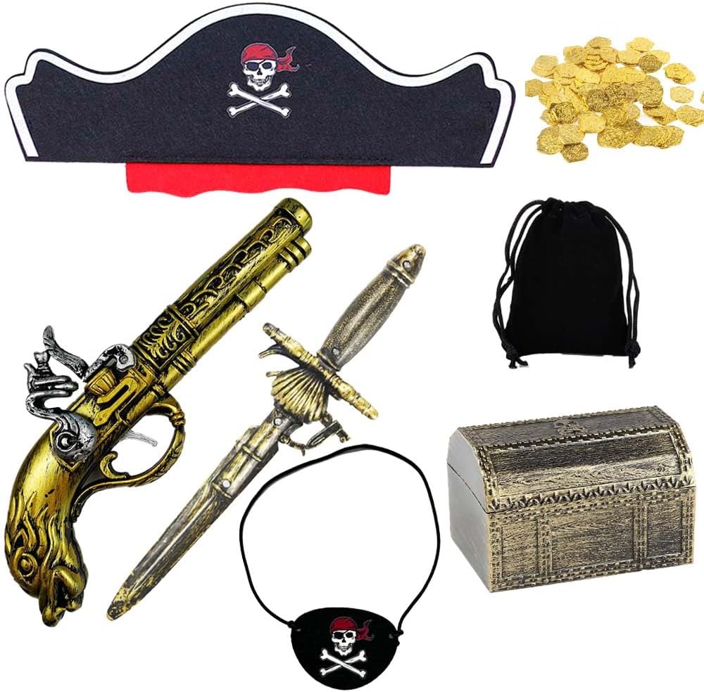Pirate Treasure Chest Accessories for Boys