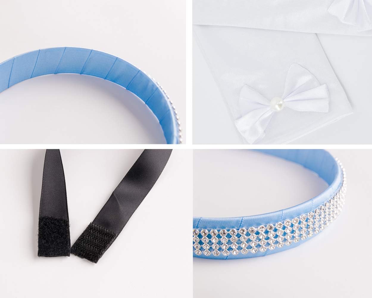 JiaDuo Princess Costume Accessory Set Headband Choker for Kids
