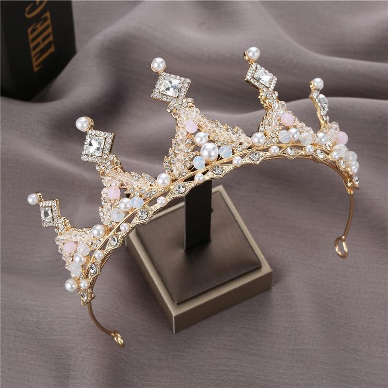 Girls Rhinestone Crown Headband