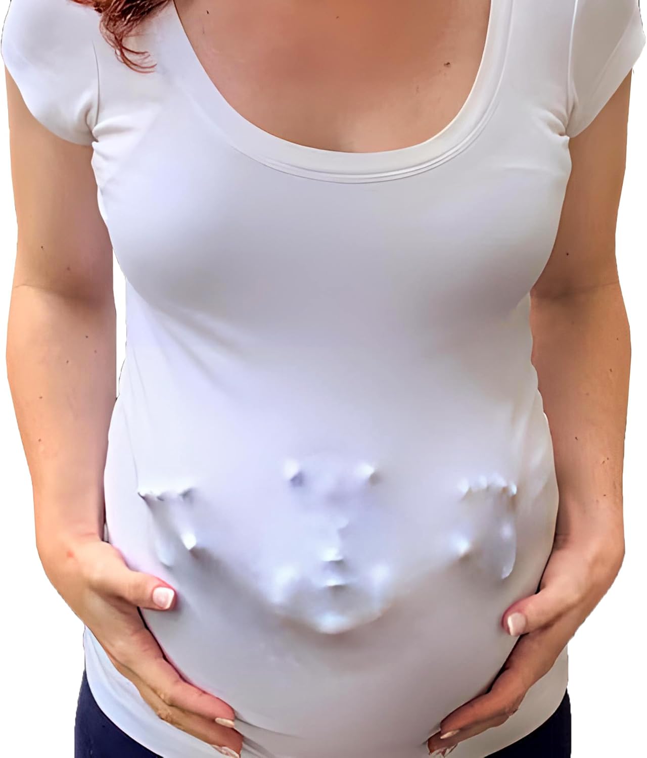 SUIZU Demon Maternity Costume Maternity Halloween Waistband - Elastic Bauble Effect
