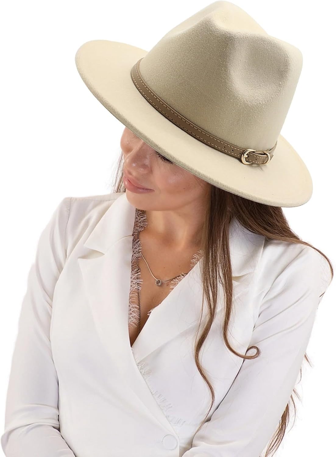 Safe Toddler Fedora Hat with Wide Brim and Soft Fabric