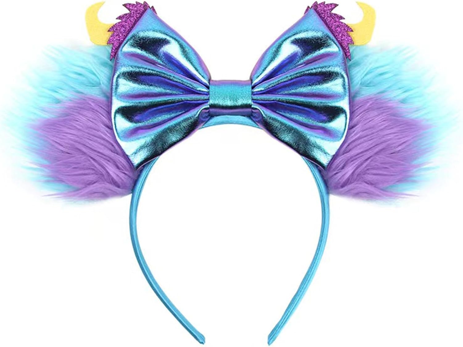 Cool Blue Mouse Ears Headband for Kids Party Costume