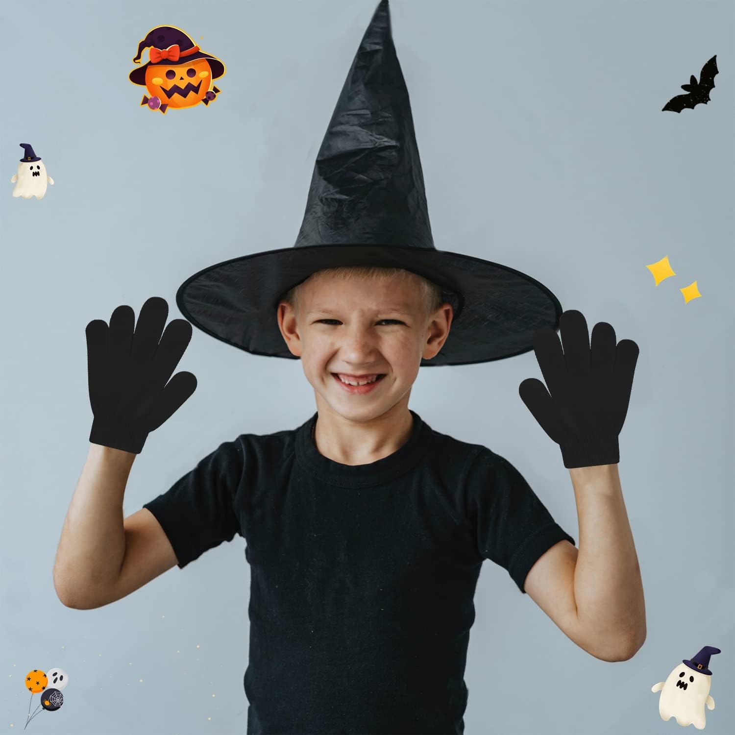 Doovid Perfect for Kids Stretchy Knit Gloves