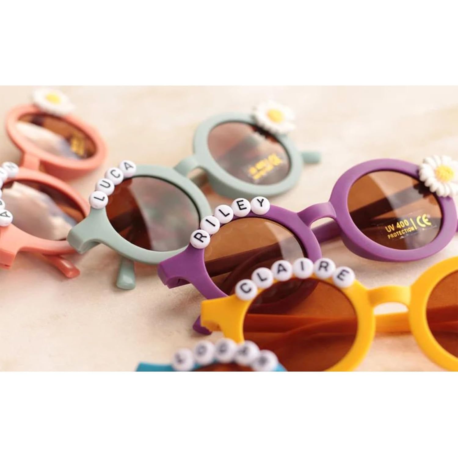 Personalized Kids Sunglasses Custom Name UV Protection