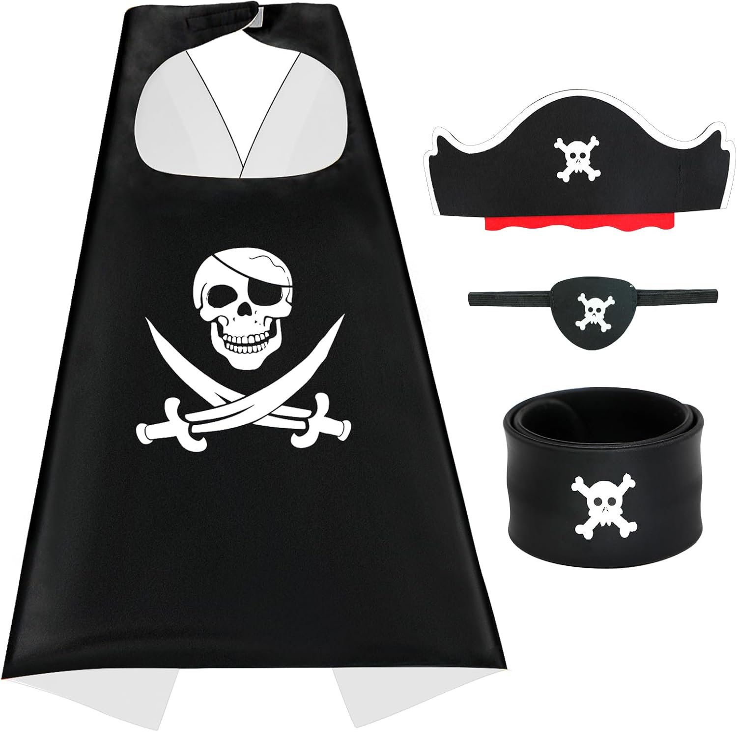 Mizzbraco Kids Pirate Role-Play Cape