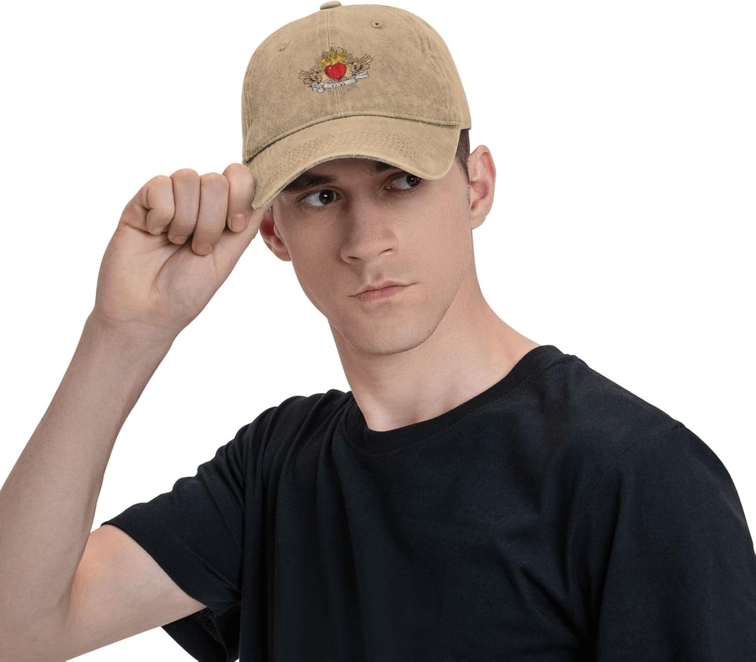 Cool Hearts and Wings Baseball Cap