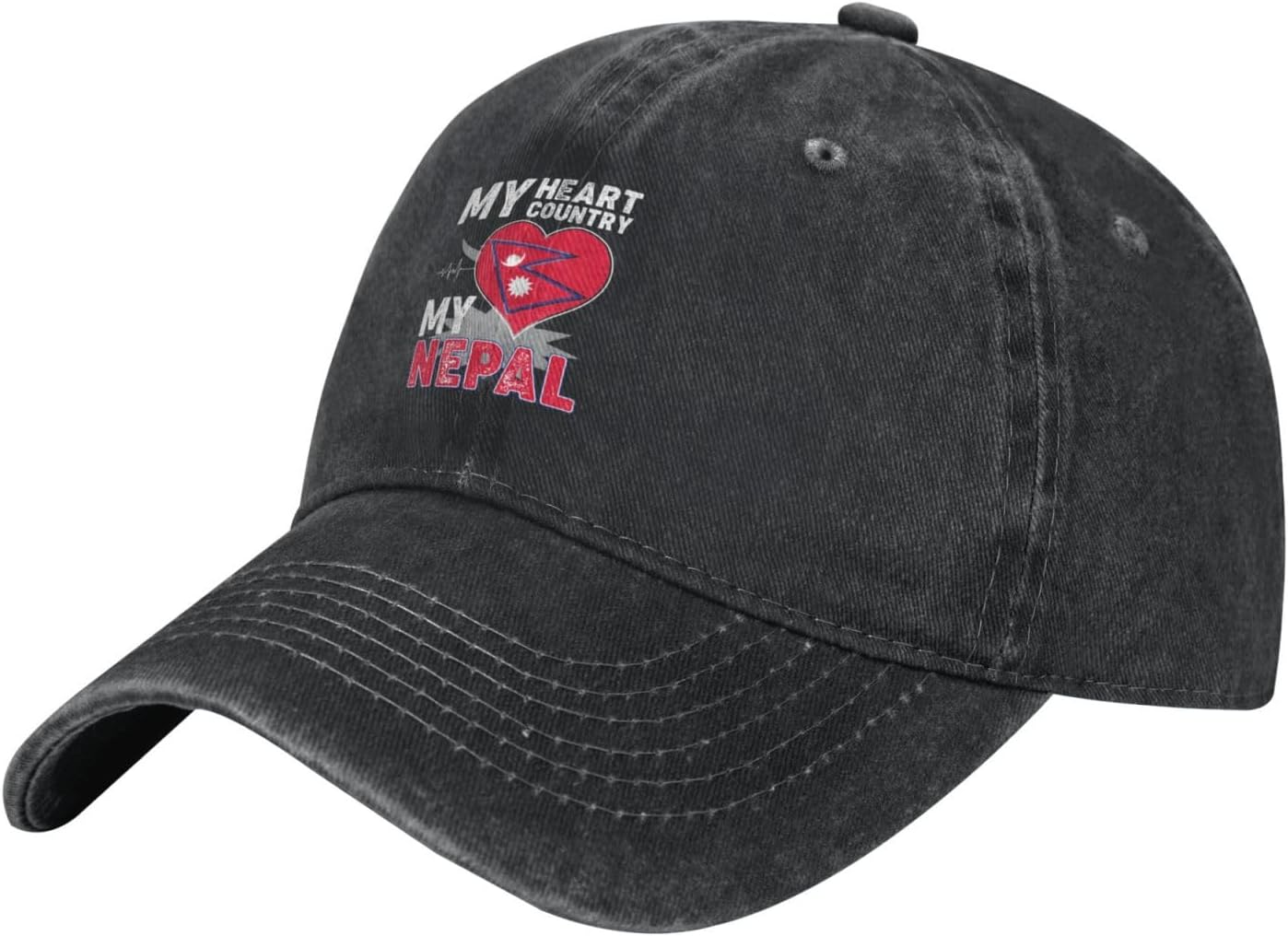 My Heart My Country My Nepal Baseball Cap