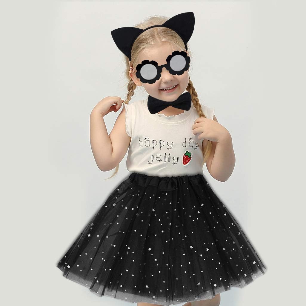 Dxhycc Halloween Handmade Black Cat Costume Set