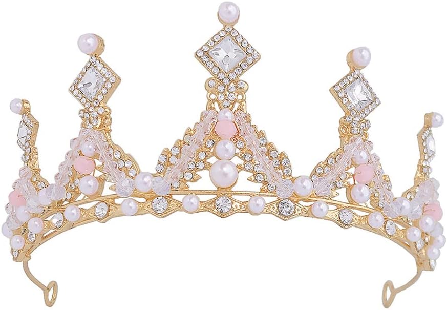 Girls Rhinestone Crown Headband