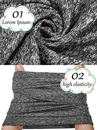 SATINIOR 4-PieceAttached UV Protection Face Cover Balaclava for Kids in Summer