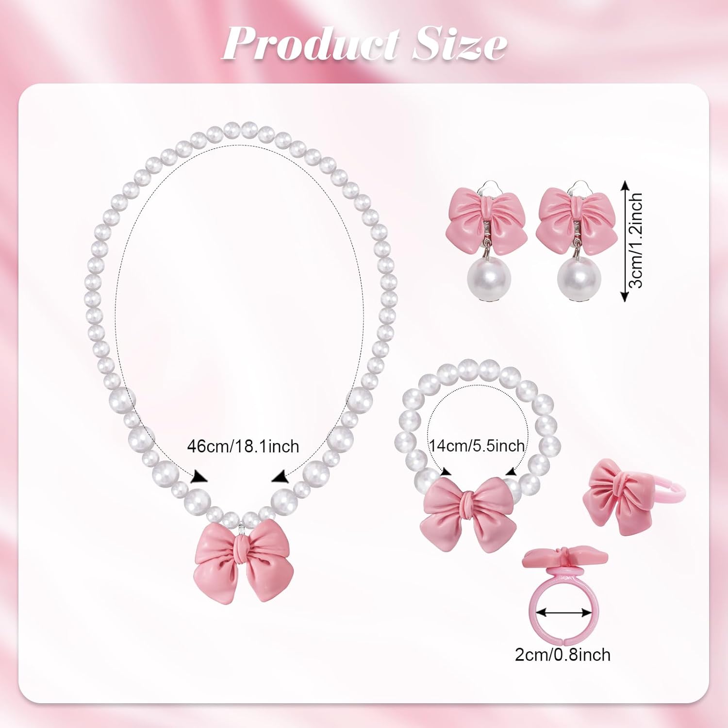 Fumwase Girls Tea Party Dress Up Set