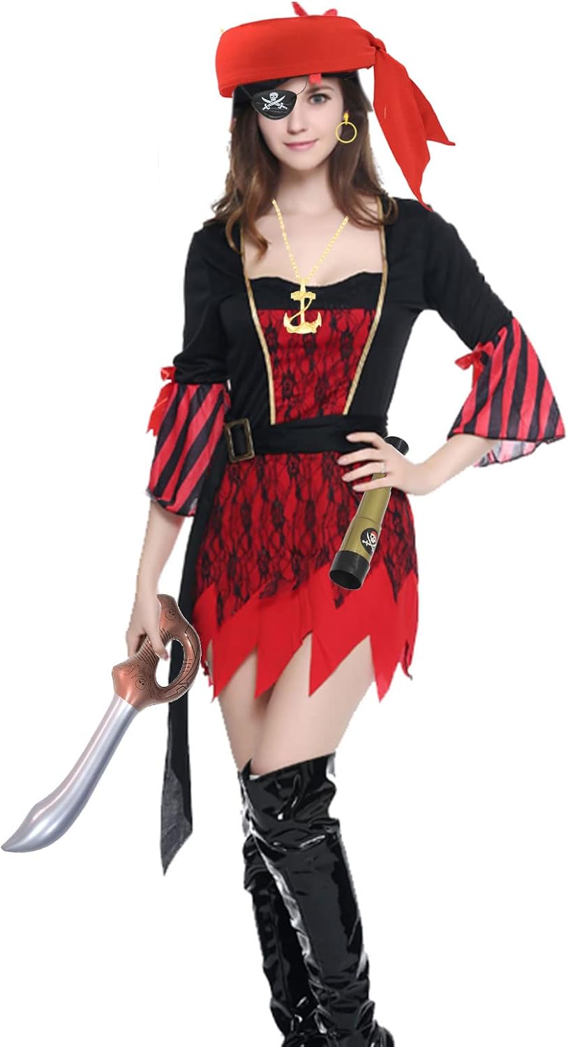 Timisea Pirate Costume Accessories for Kids