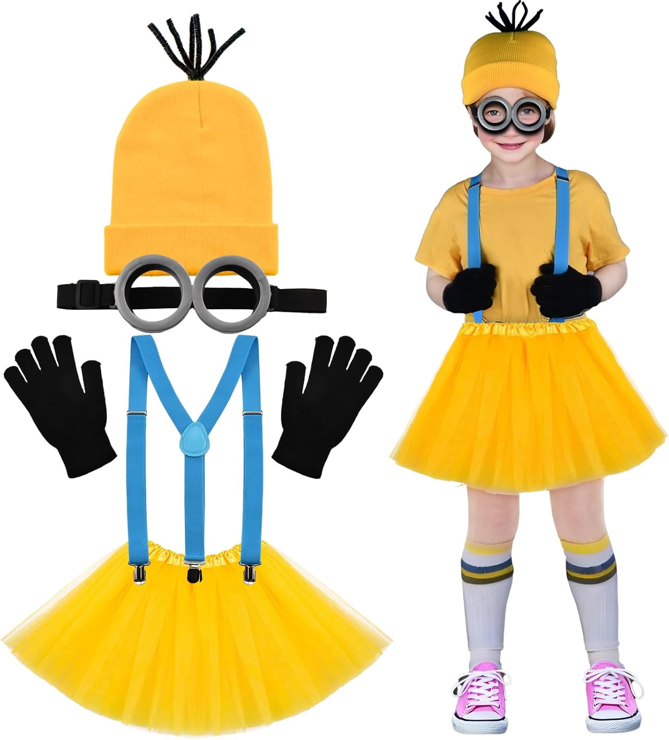 Perfect 4-Piece Steampunk Halloween Costume Accessories