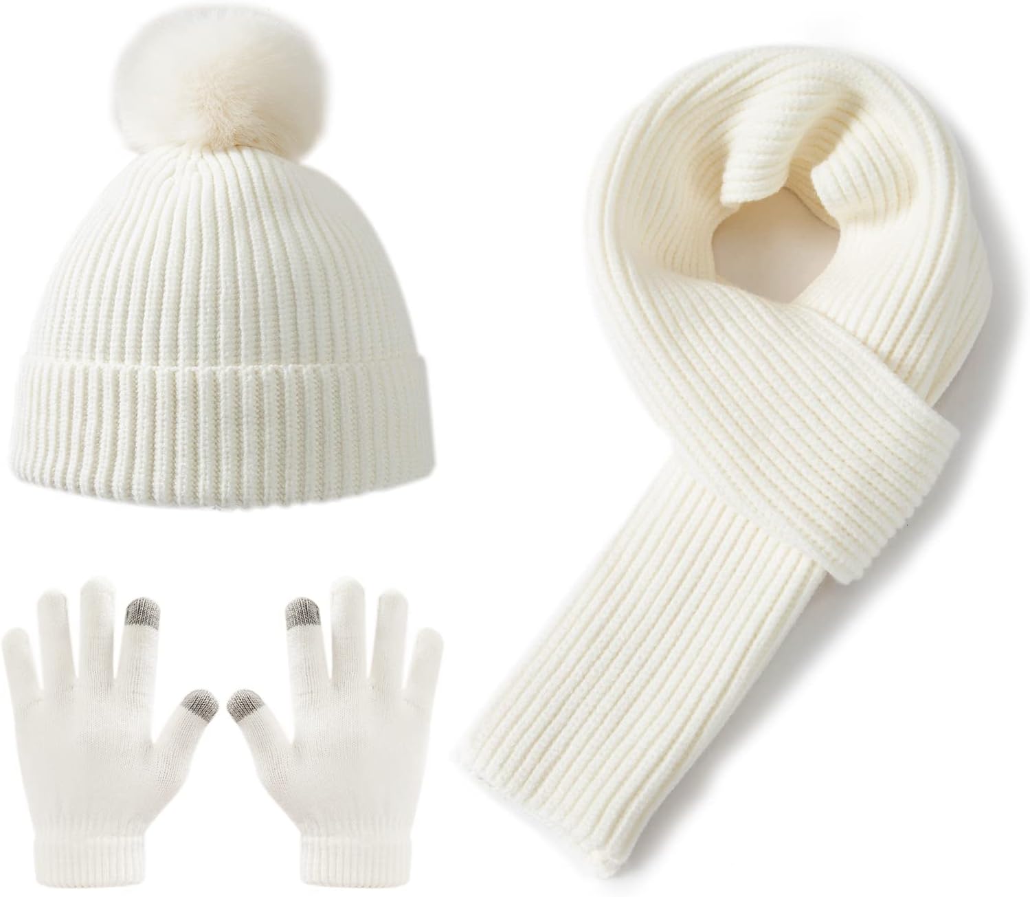 Lallier 3Pcs Kids Winter Gear Set ECCO Safety Warmness