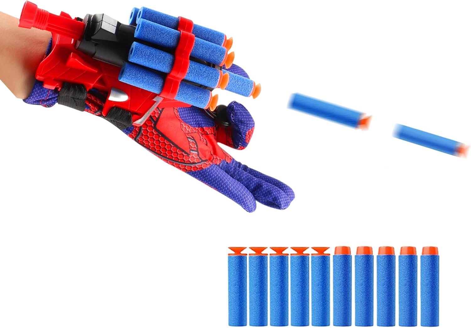 Wiifyly Spider Web Gloves Shooters Costume Toy for Kids