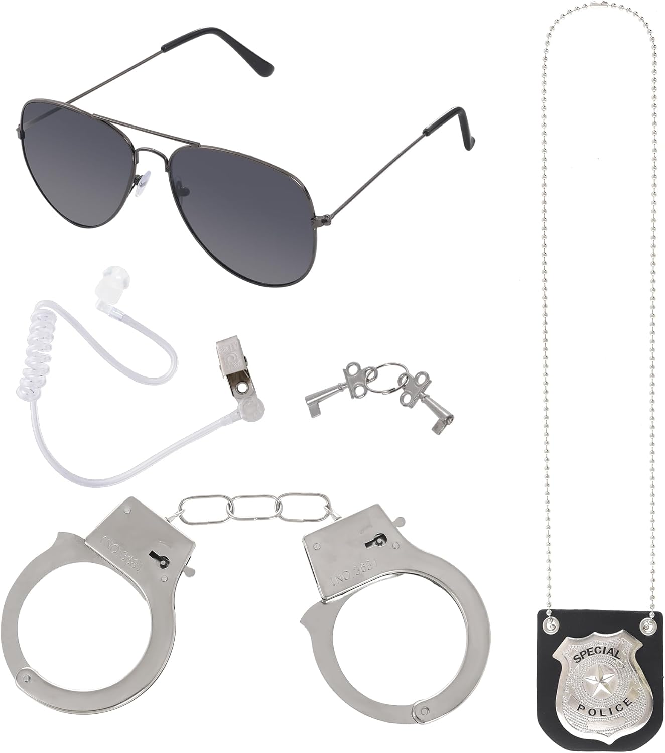 Hmxpls 4-Piece Detective Costume Accessories Set