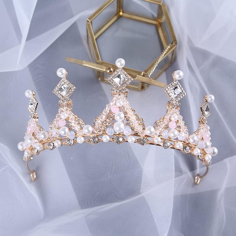 Girls Rhinestone Crown Headband