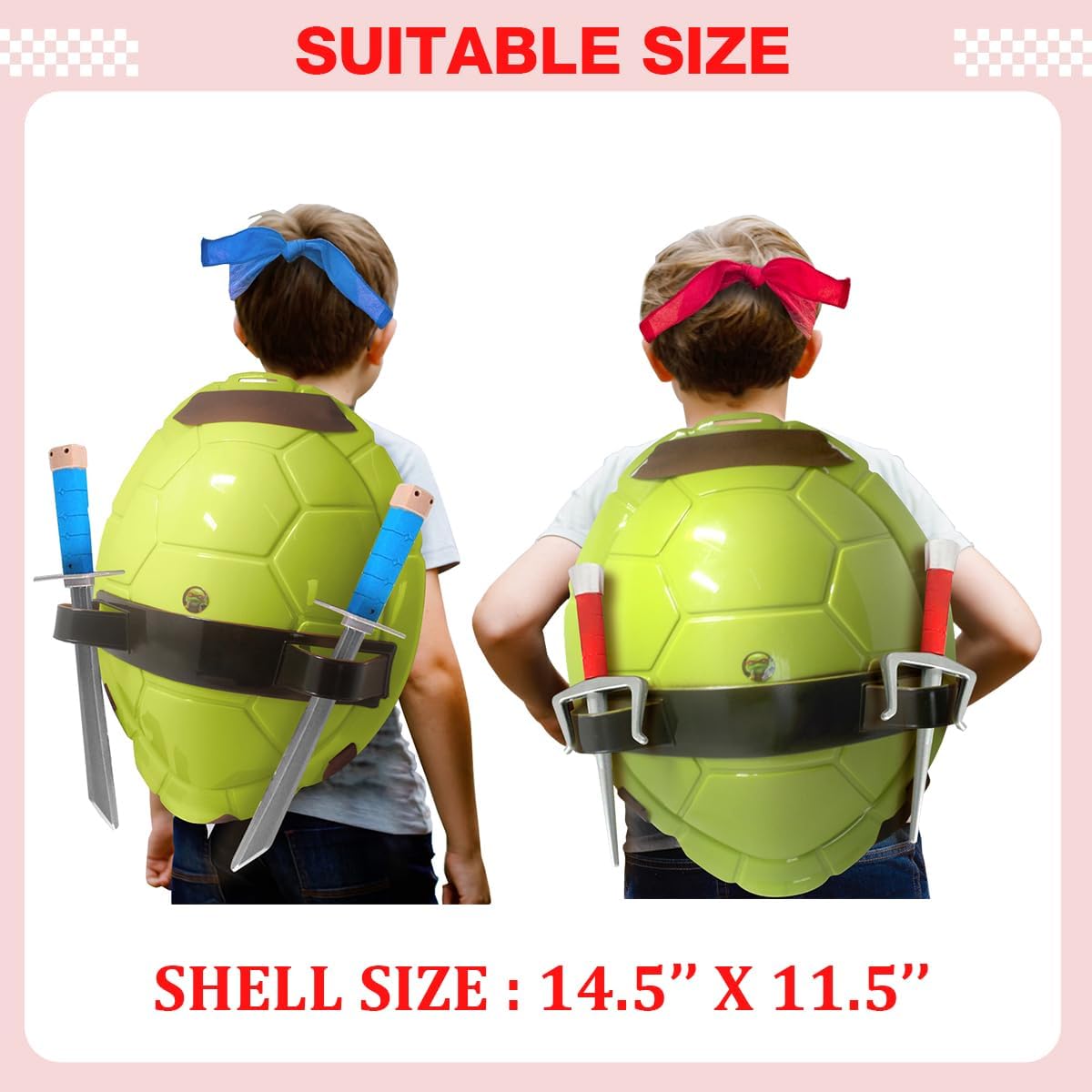 Geamiki Super Hero Party costume with weapons for Kids