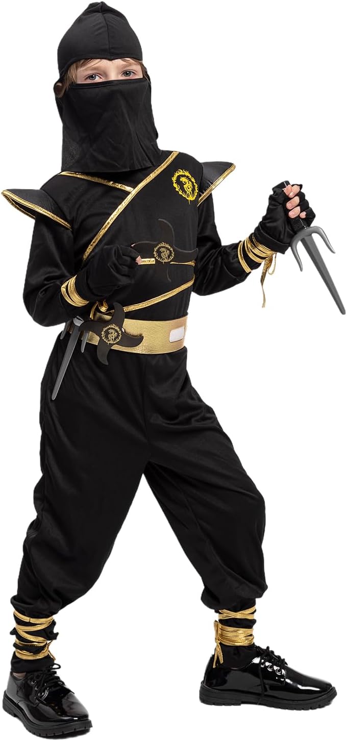 Ninja Costumes for Kids with Accessories Halloween and More