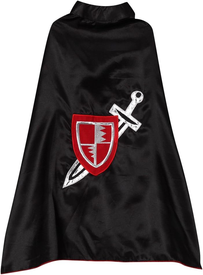 Black Knight Cape for Boys