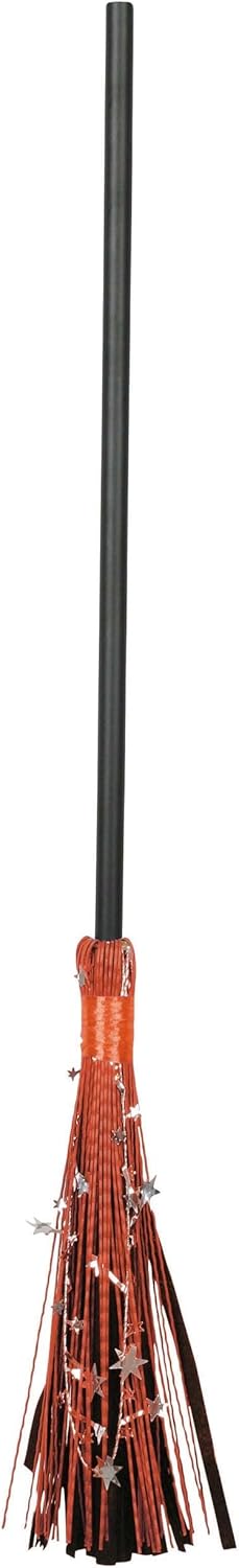 Fun Costumes Sparkly Witch Broom ST Halloween Magic
