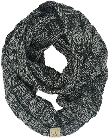 Funky Junque Kids Winter Matching Cable Knit Scarf