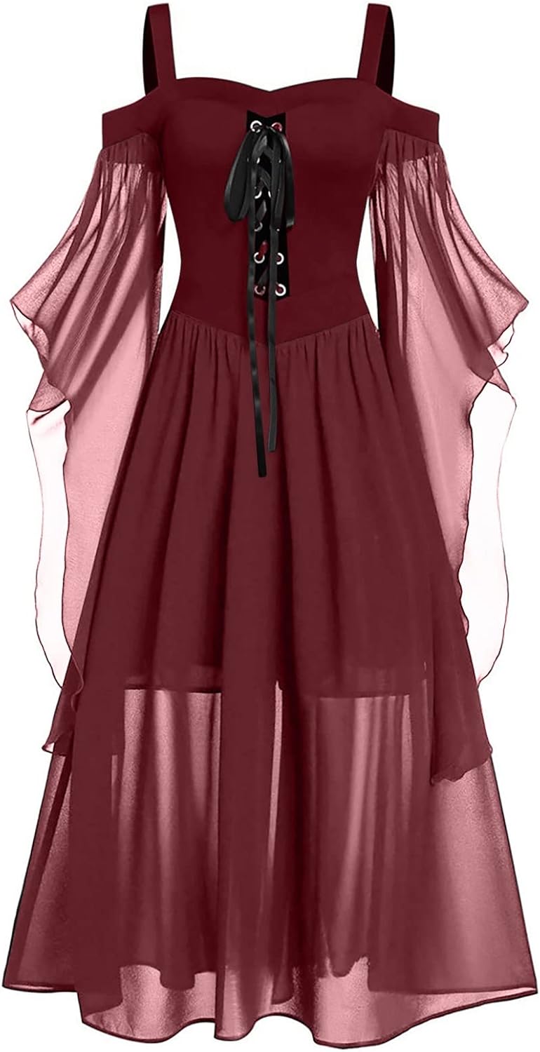 Renaissance Intrigue Black corset gothic dress for women