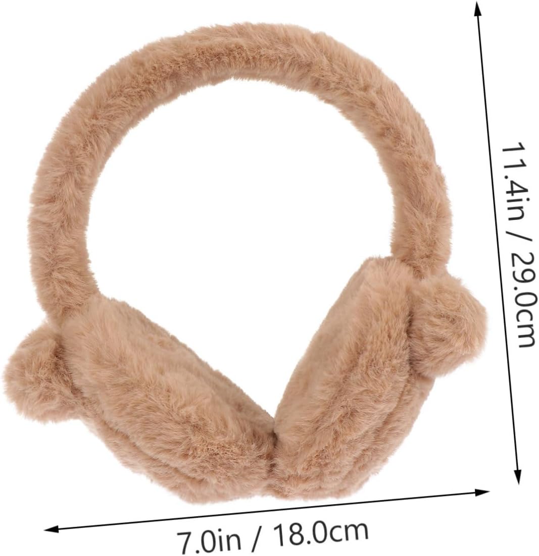 Adorable Cartoon Ear Warmer with Soft Muff for Winter