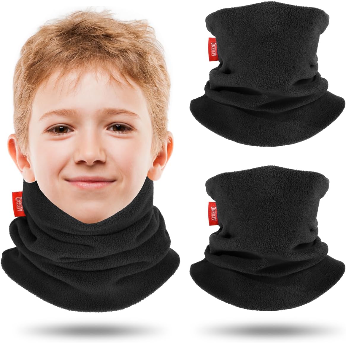 Aegend Kids Neck Warmer 2 Pack