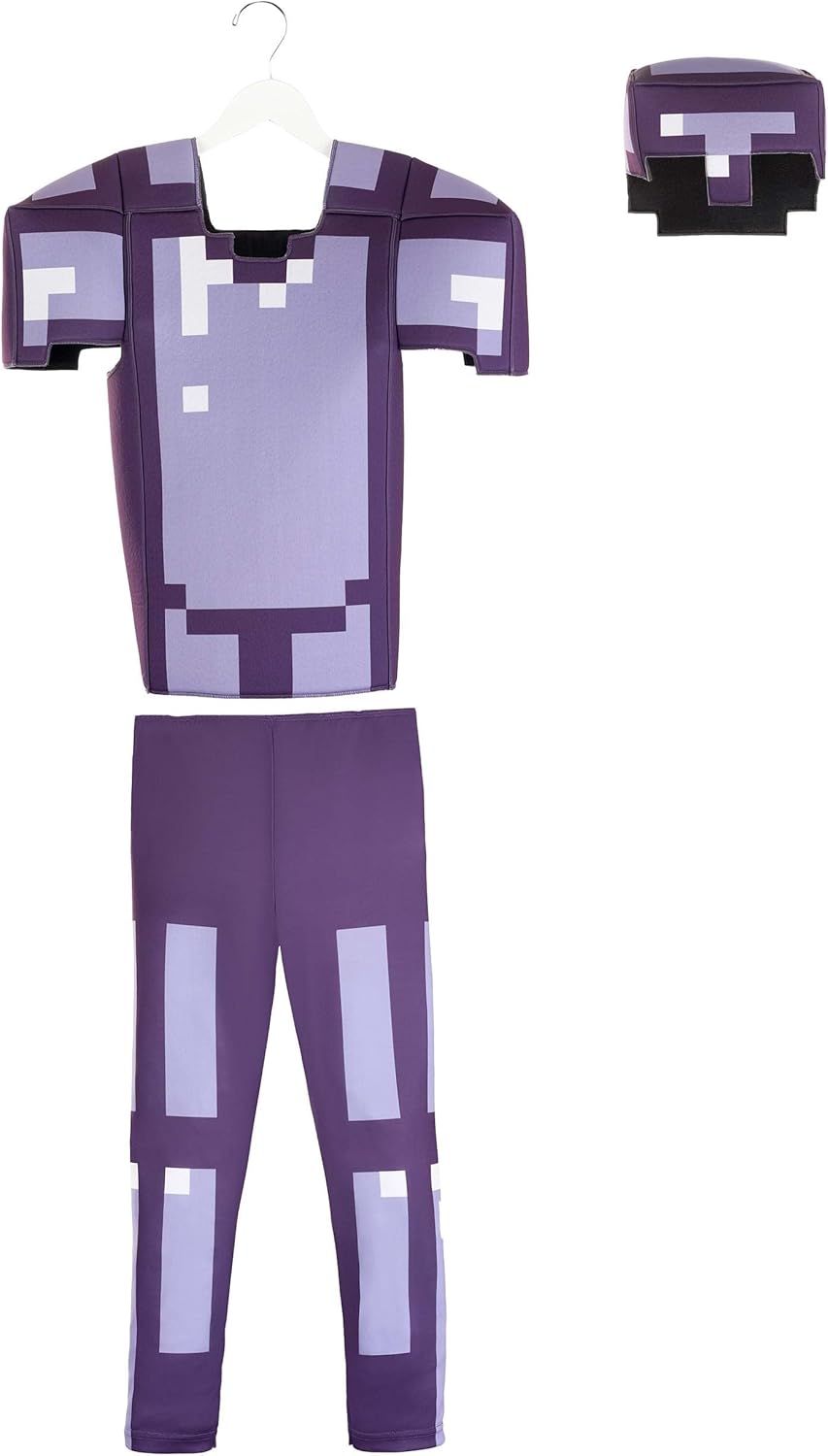 Disguise Minecraft Enchanted Diamond Armor Deluxe 46 Kids Costume