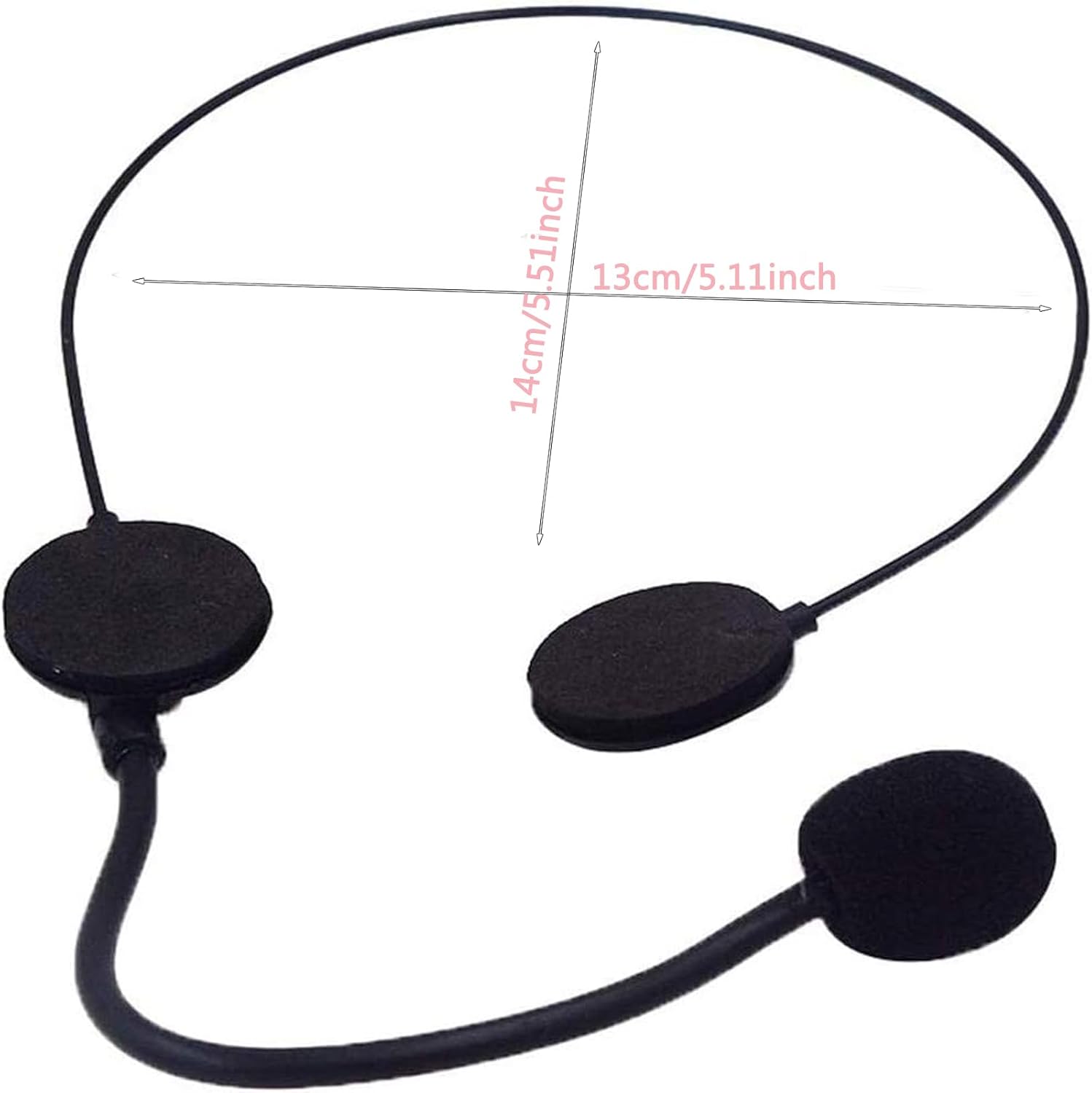 BinaryABC Toy Microphone Headset Halloween Fancy Dress Props 551 x 511 inch