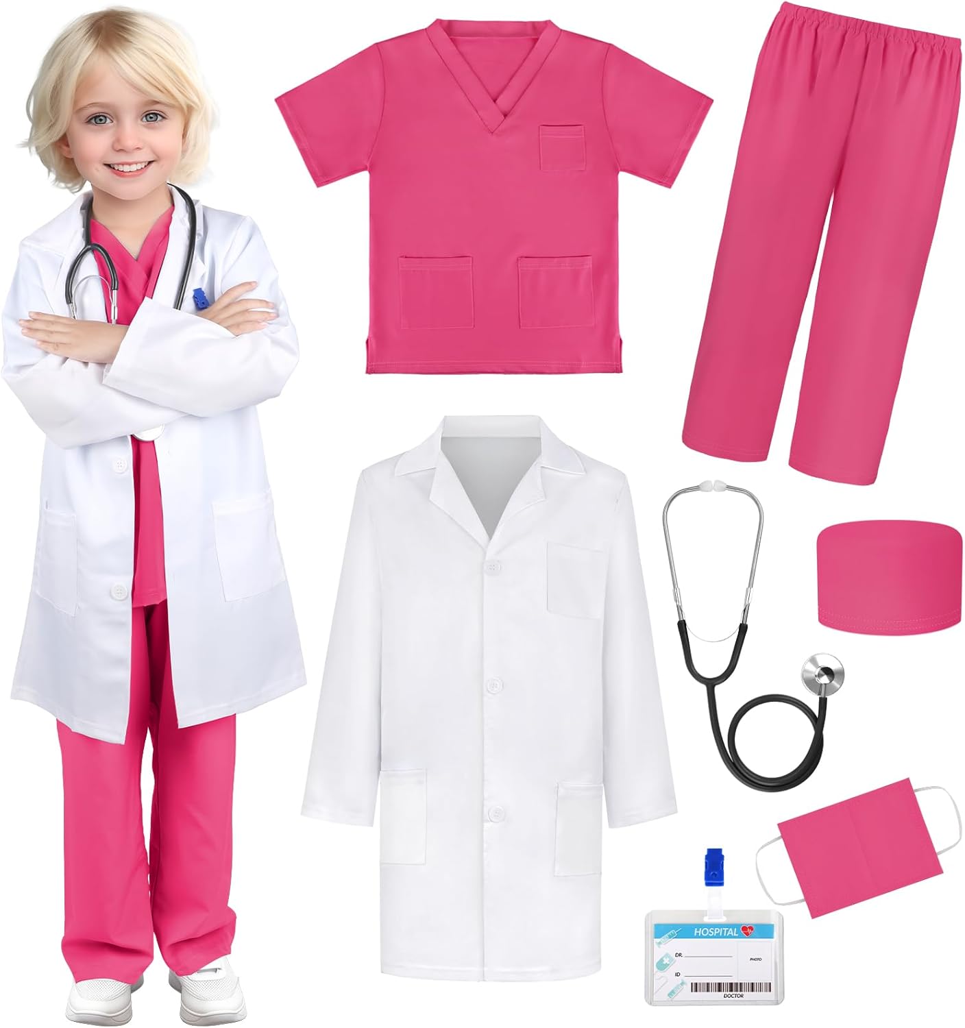 GIFTINBOX Kids Doctor Costume for Kids