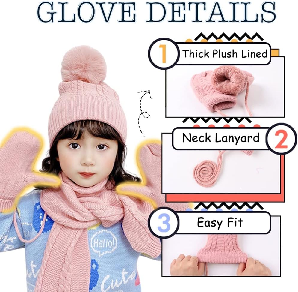 Peecabe Kids Winter Set Cozy Accessories for Little Ones