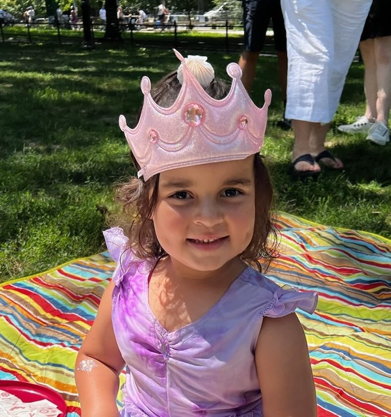 PrincessDiva Crown Soft Pink Dress Up Costume