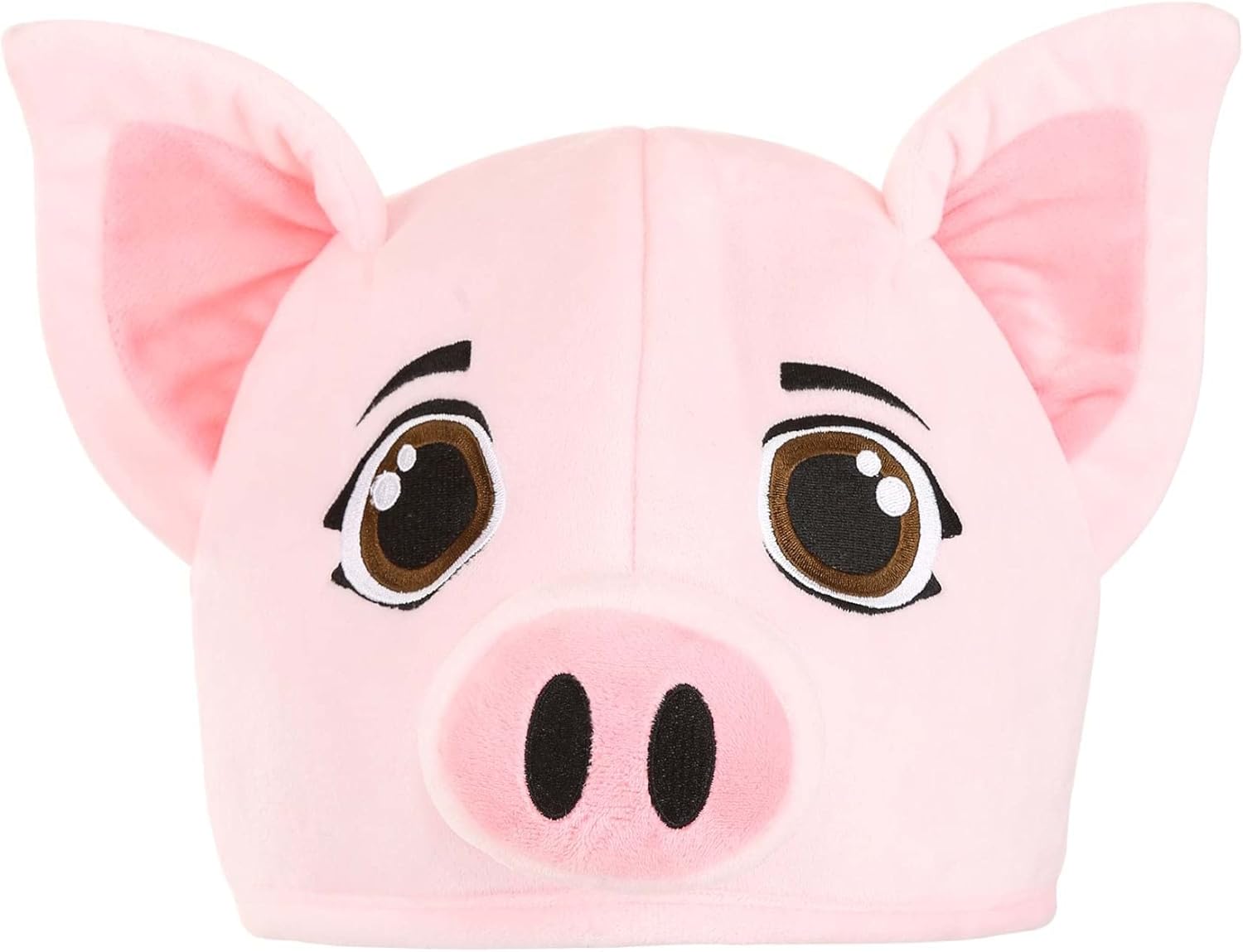 Adjustable Plush Pig Hat