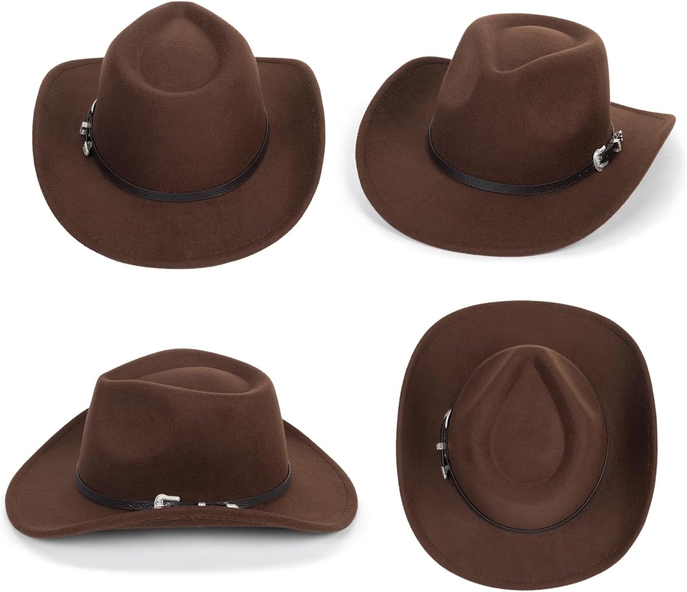 Vikodah Kids Wide-Brim cowboy hats