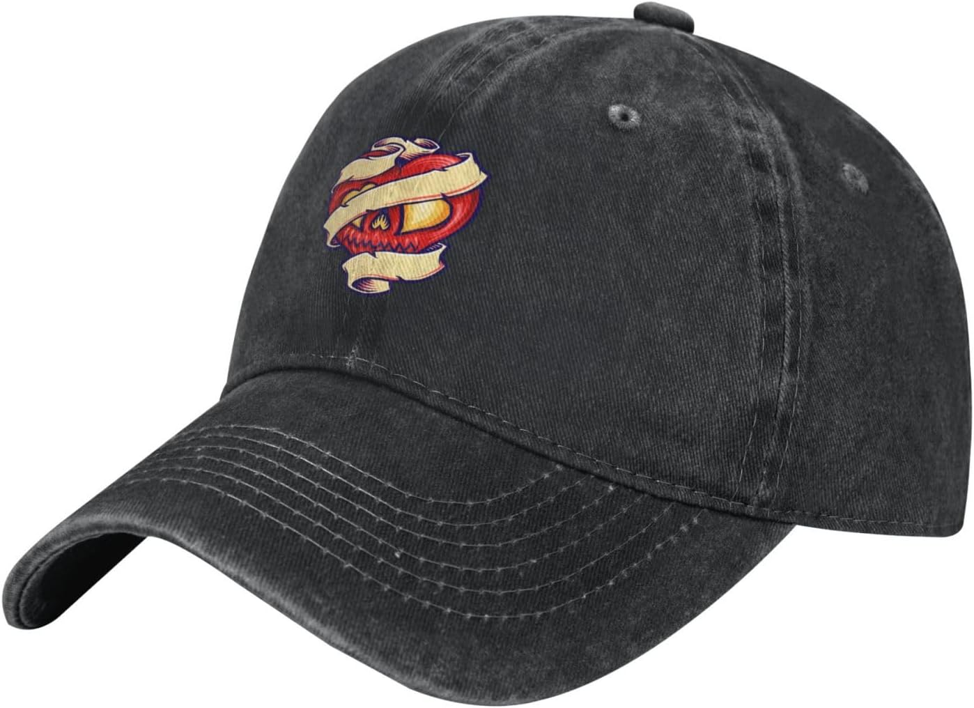 RTATBY Red Heart tape baseball cap