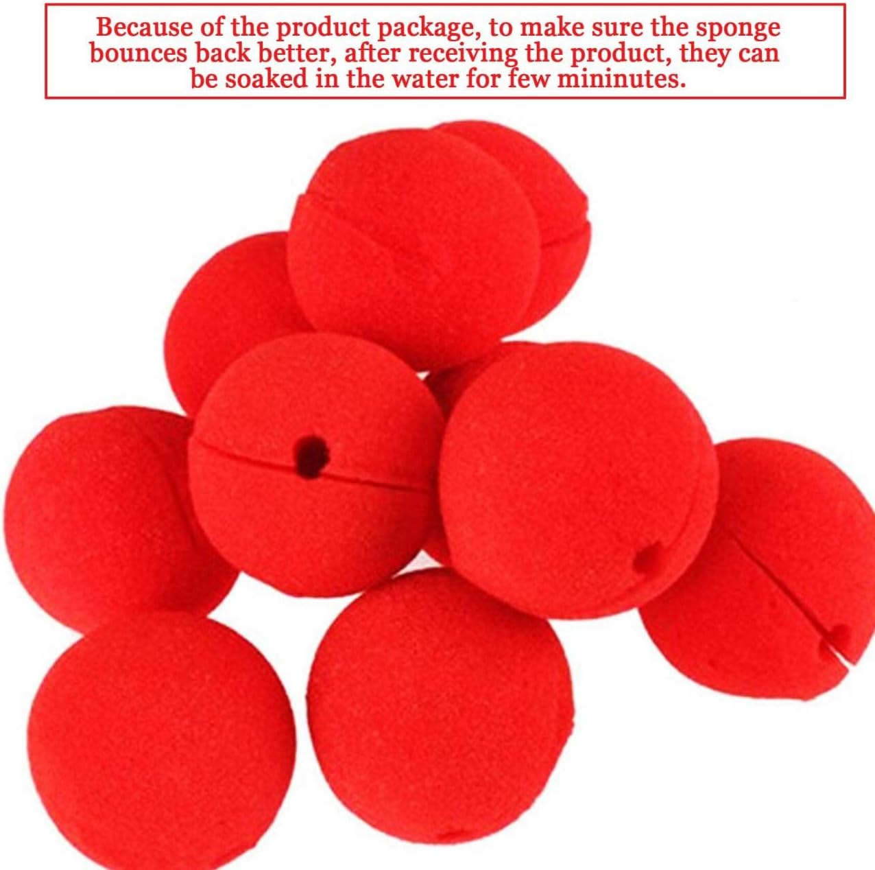 Red Party clown nose for kids Halloween Party essentials