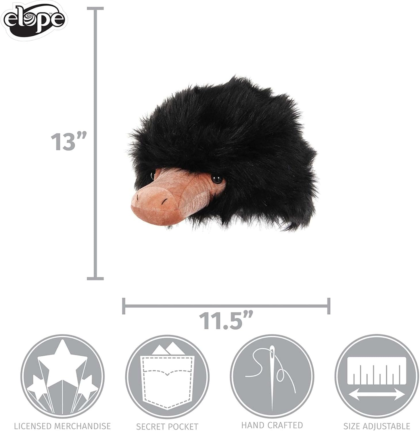 Elope Niffler Plush Hat