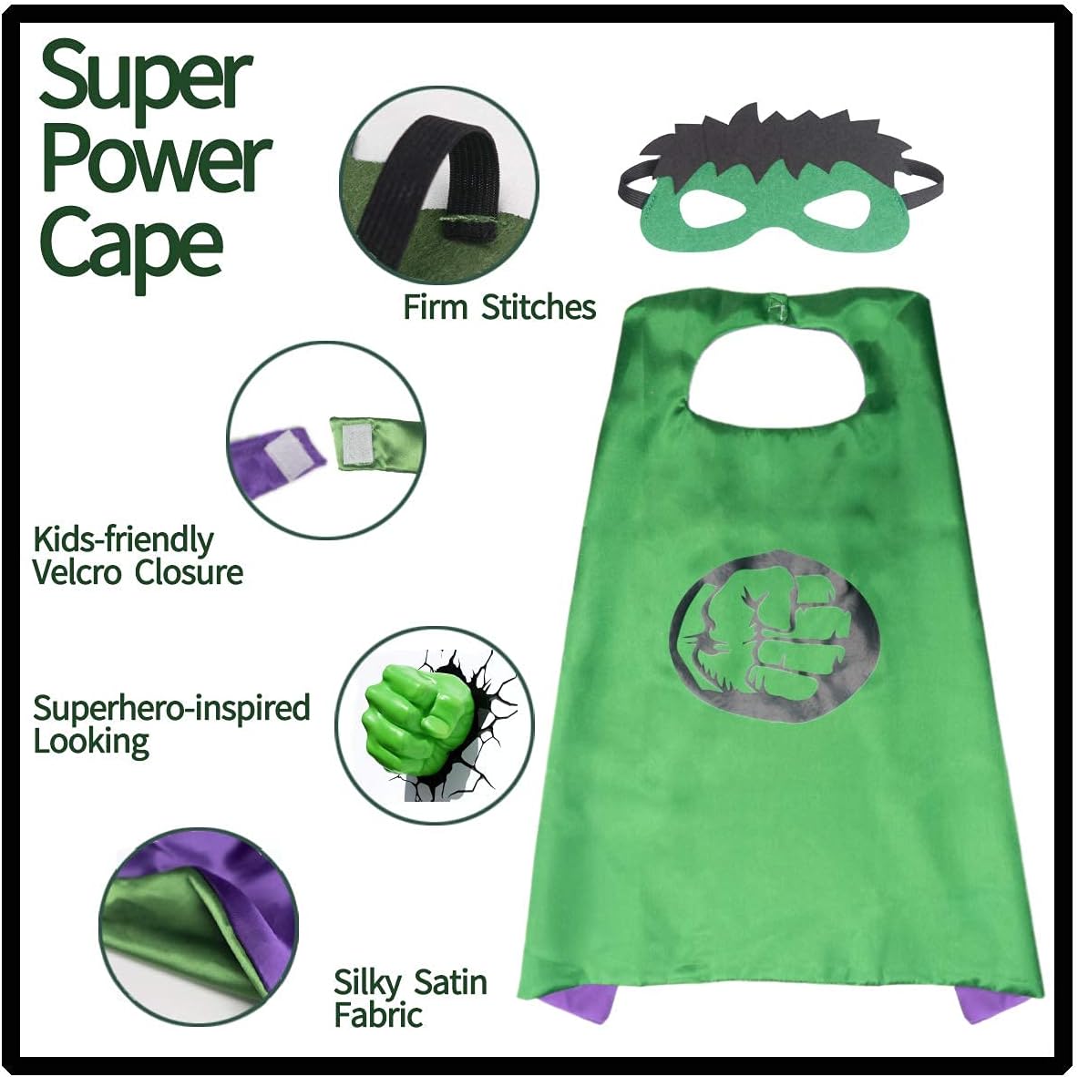 Hulk Superhero Kids Costume Complete Set