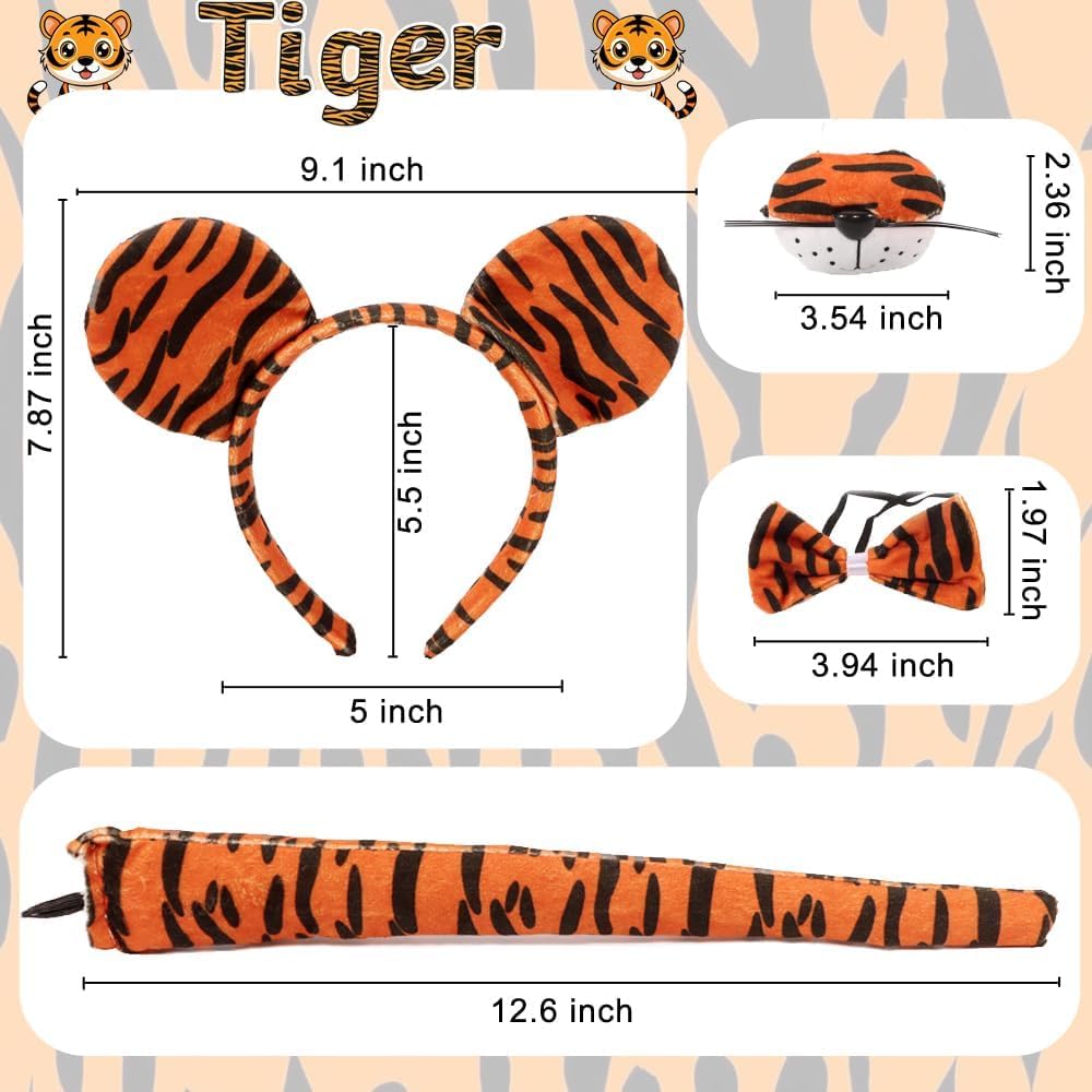 Tiger Cosplay Accessories Set