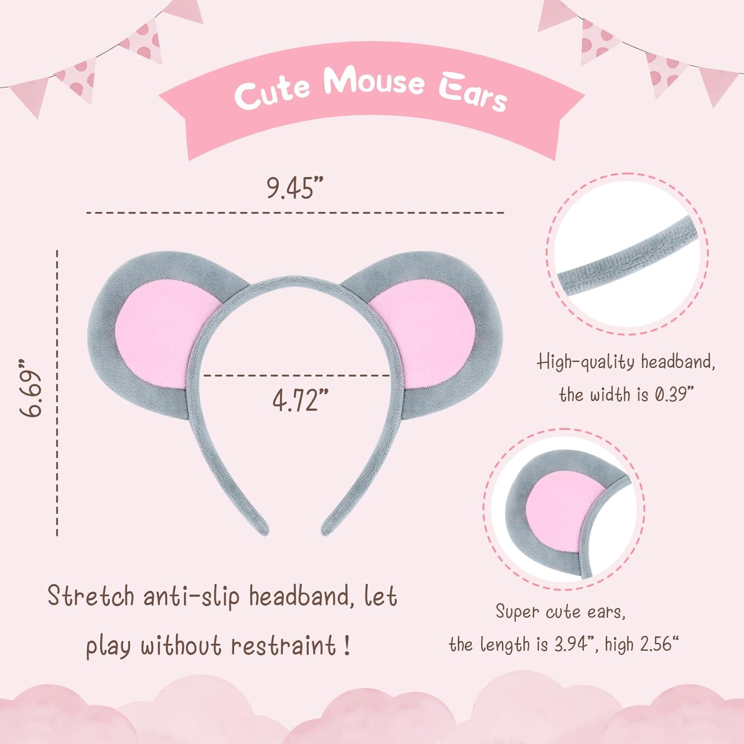 Cute Mouse Ears for Halloween