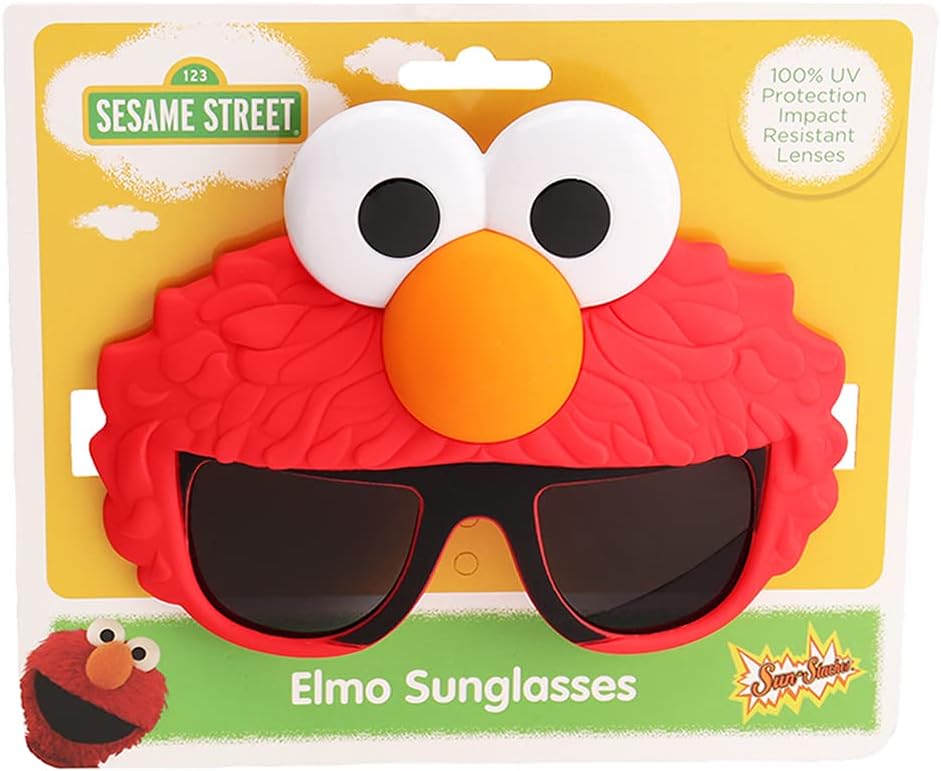 Sun-Staches Elmo MsgBox Sunglasses Sesame Street Fun