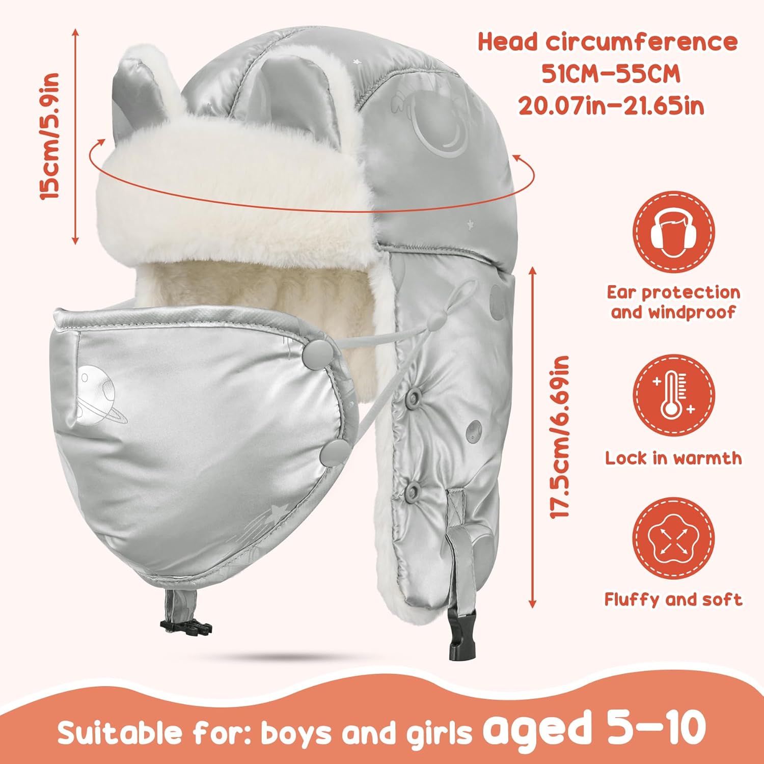 Cold Weather Kids Trapper Hat