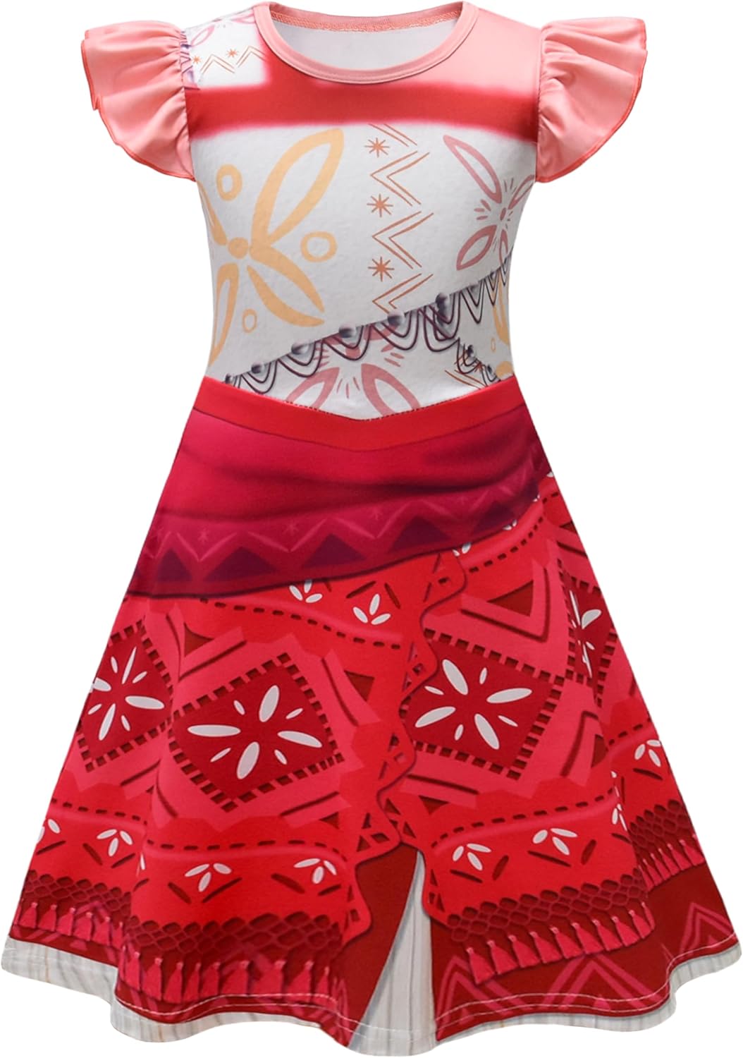 AOVINKID Princess Costume Halloween Party Dress with Necklace