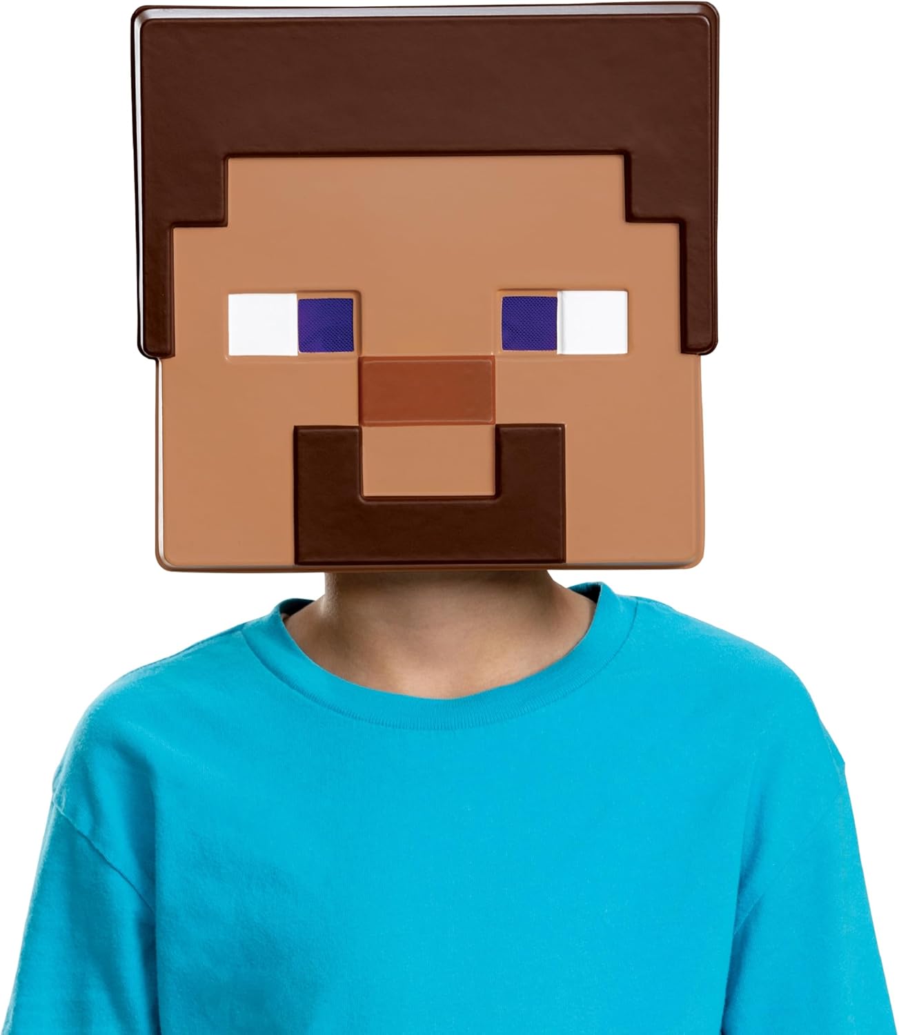 Minecraft Steve Mask Retro-Style Adjustment Costume