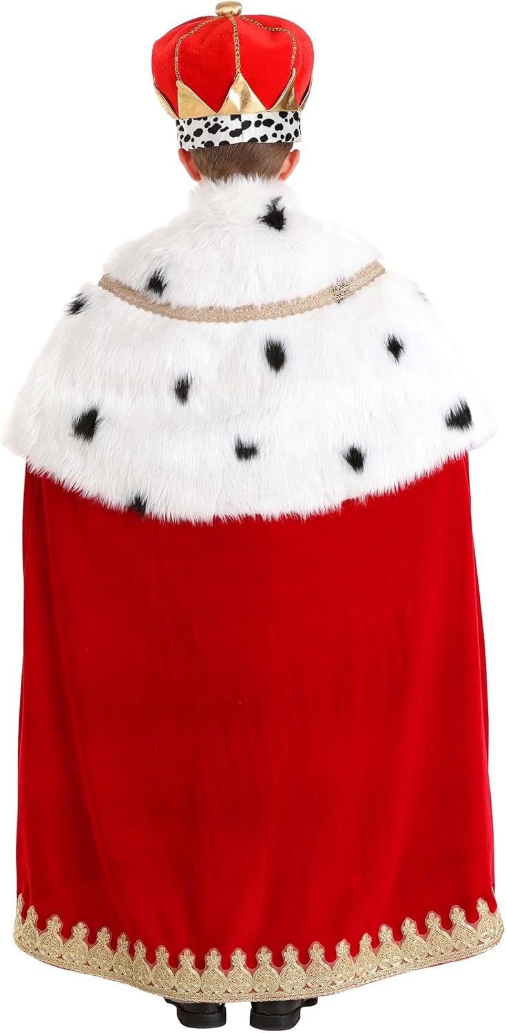 Royal Halloween King Costume Cape for Boys