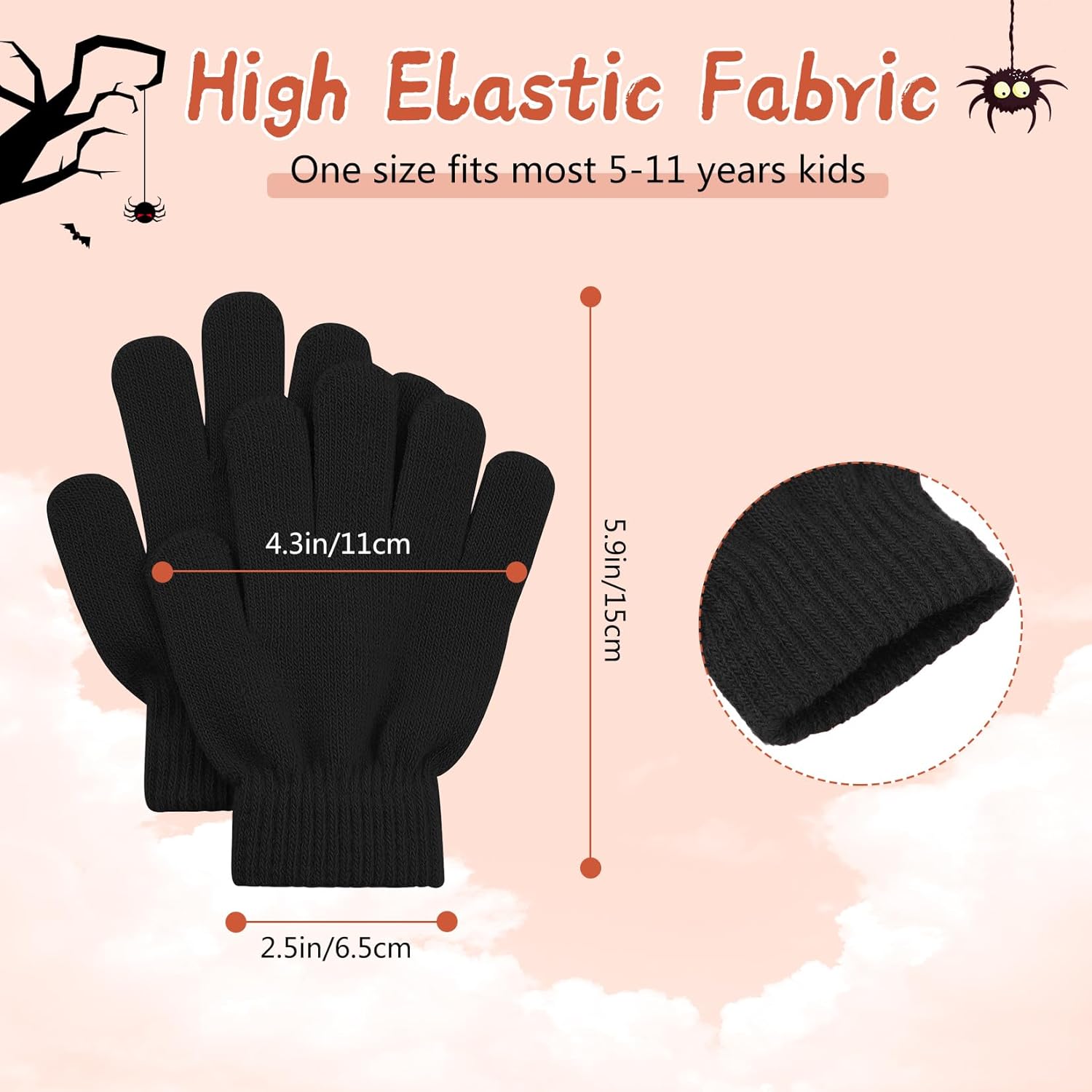 Century Star Kids Winter Gloves Magic Warm Full Finger Perfect forWinter